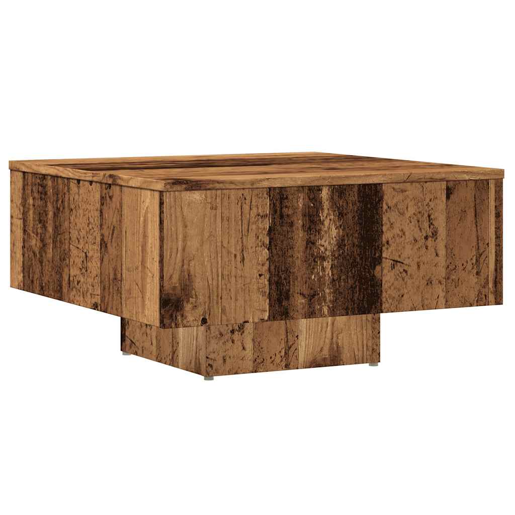 Table basse vieux bois 60x60x31,5 cm bois d'ingénierie Tables basses vidaXL   