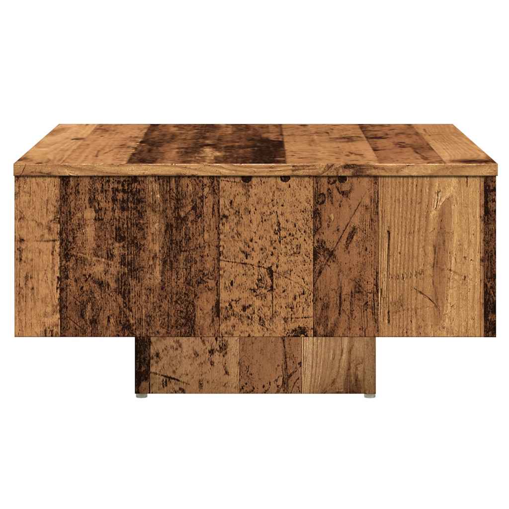 Table basse vieux bois 60x60x31,5 cm bois d'ingénierie Tables basses vidaXL   