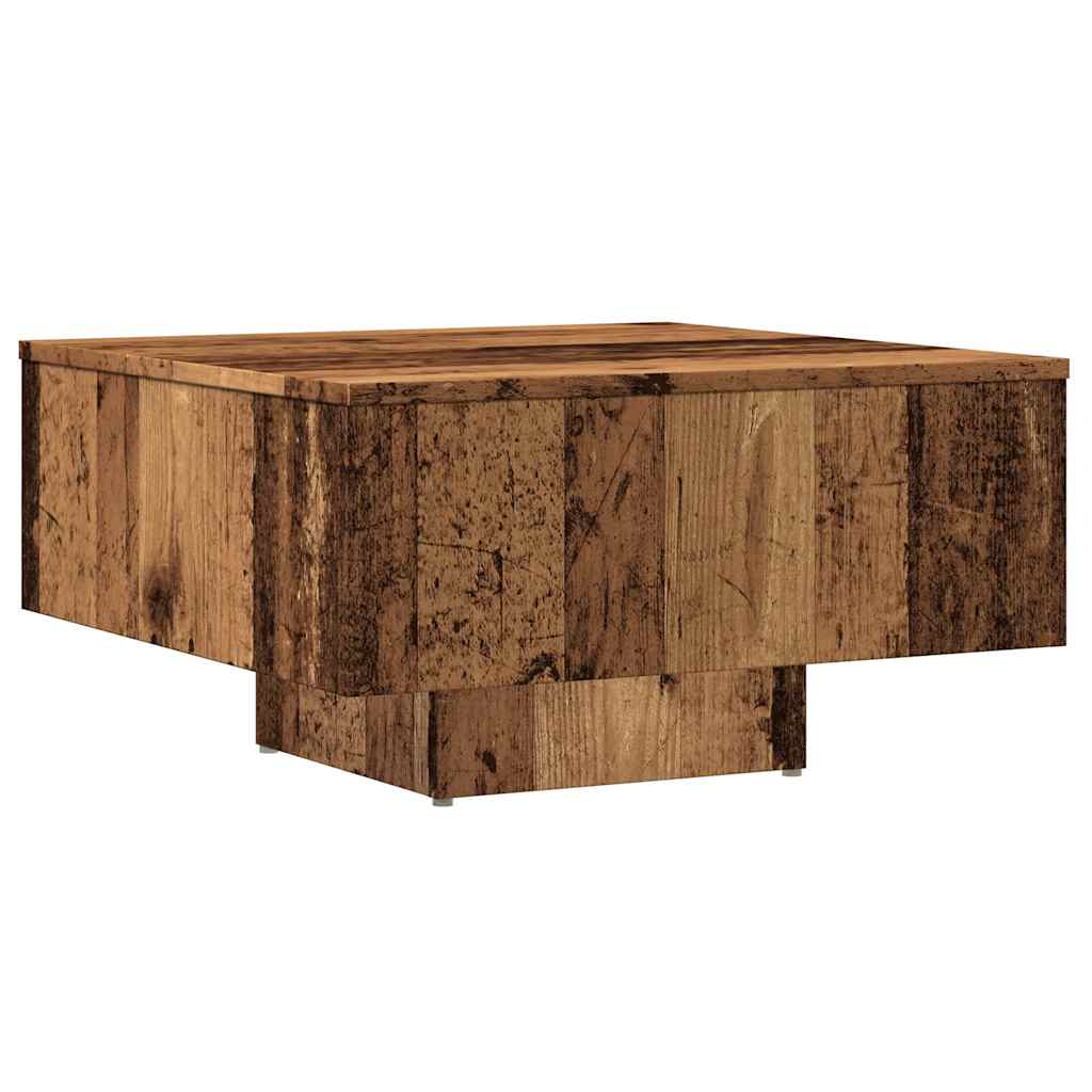 Table basse vieux bois 60x60x31,5 cm bois d'ingénierie Tables basses vidaXL   