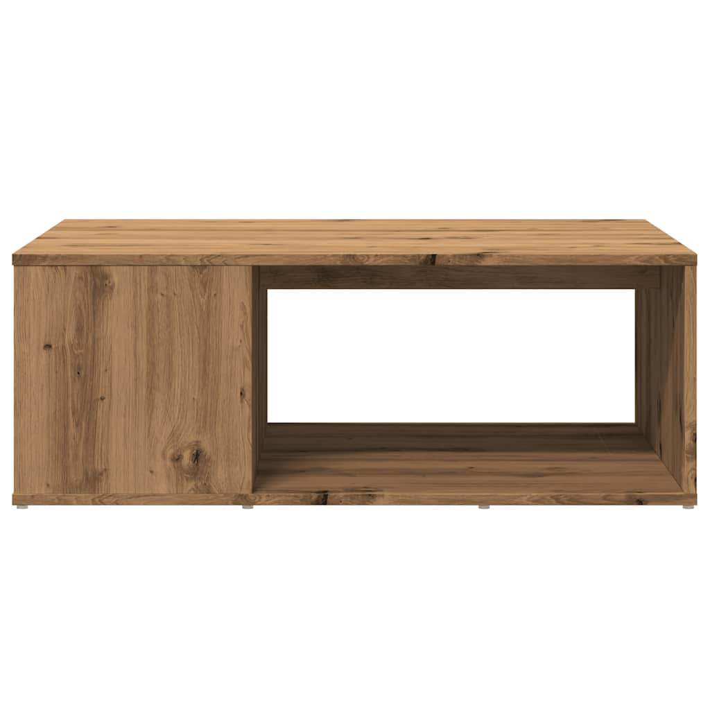 Table basse chêne artisanal 90x67x33 cm bois d'ingénierie Tables basses vidaXL