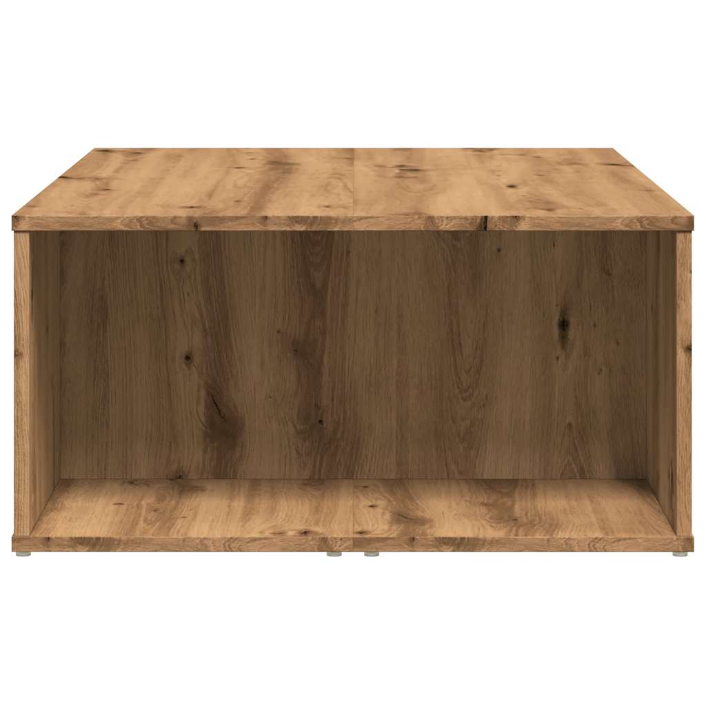 Table basse chêne artisanal 90x67x33 cm bois d'ingénierie Tables basses vidaXL