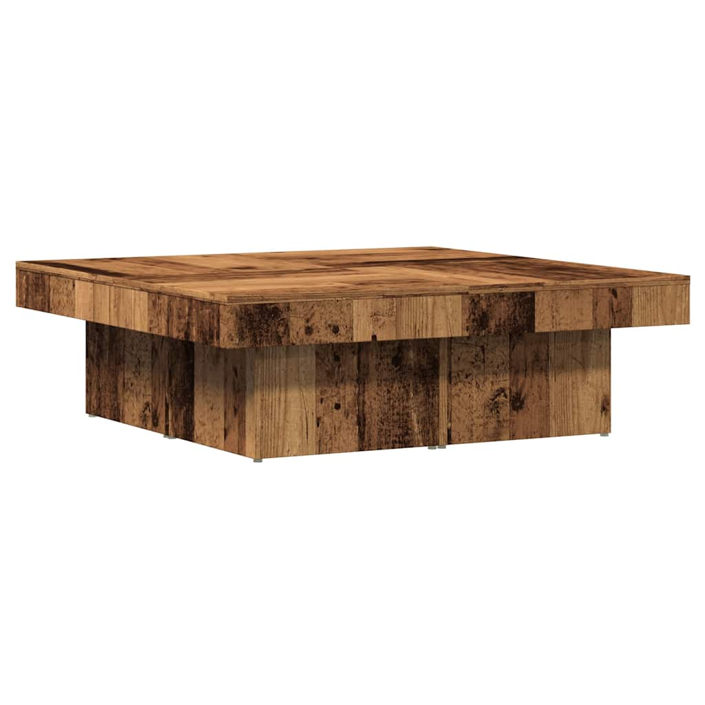 Table basse vieux bois 90x90x28 cm bois d'ingénierie Tables basses vidaXL   