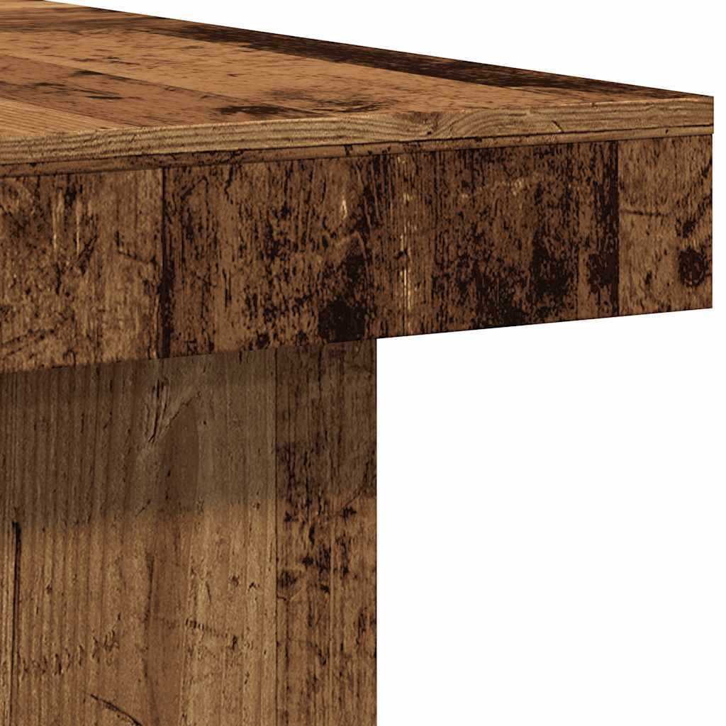 Table basse vieux bois 90x90x28 cm bois d'ingénierie Tables basses vidaXL   