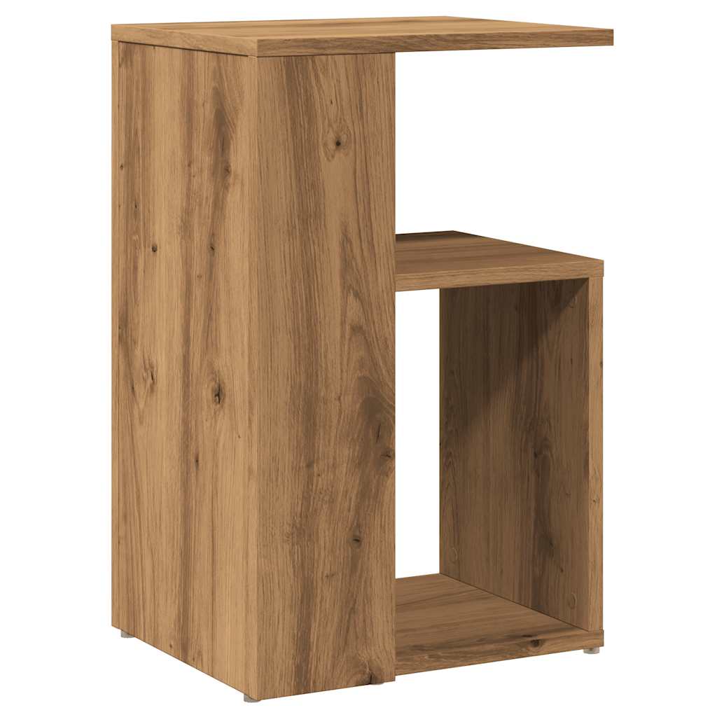 Table d'appoint chêne artisanal 36x30x56 cm bois d'ingénierie Tables d'appoint vidaXL   