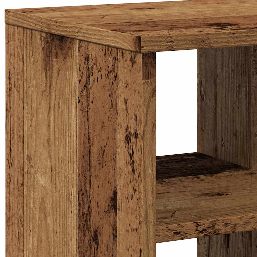 Table d'appoint vieux bois 50x30x50 cm bois d'ingénierie Tables d'appoint vidaXL