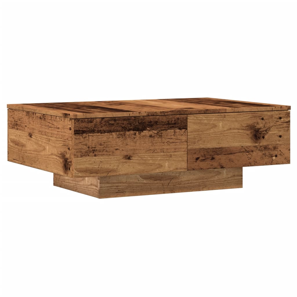 Table basse vieux bois 90x60x31 cm bois d'ingénierie Tables basses vidaXL   