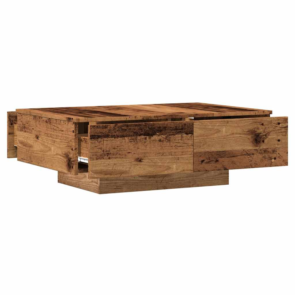 Table basse vieux bois 90x60x31 cm bois d'ingénierie Tables basses vidaXL   