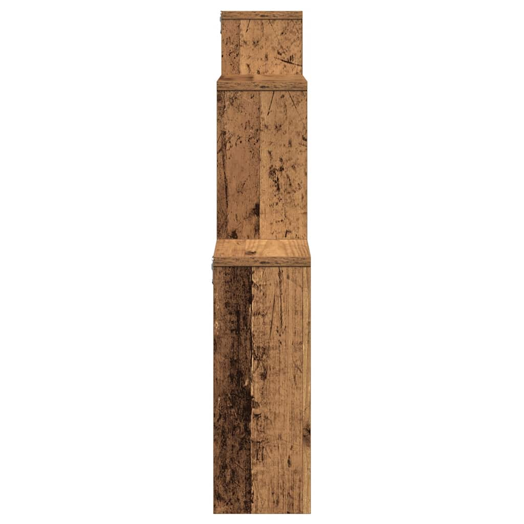 Étagère murale vieux bois 80x15x78,5 cm bois d'ingénierie Étagères murales & corniches vidaXL