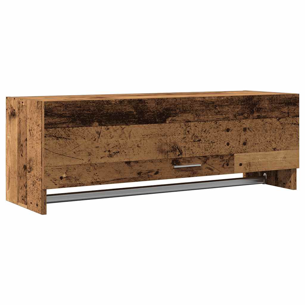 Garde-robe vieux bois 100x32,5x35 cm bois d'ingénierie Armoires vidaXL