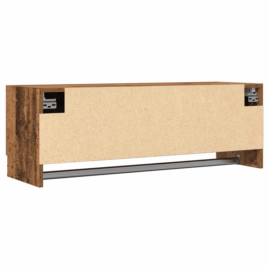 Garde-robe vieux bois 100x32,5x35 cm bois d'ingénierie Armoires vidaXL