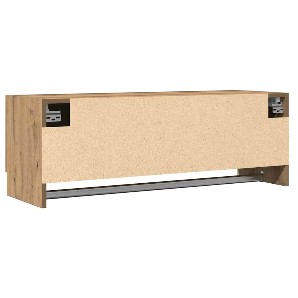 Garde-robe chêne artisanal 100x32,5x35 cm bois d'ingénierie Armoires vidaXL