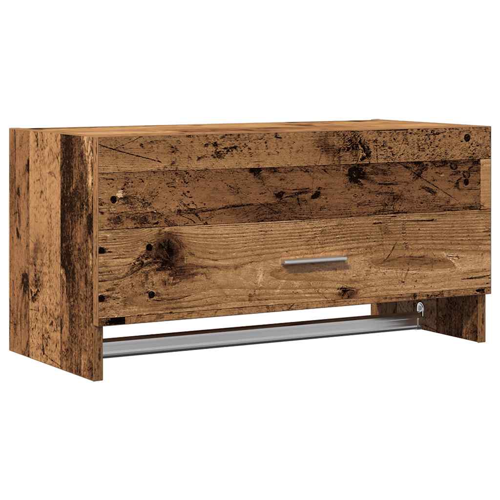 Garde-robe vieux bois 70x32,5x35 cm bois d'ingénierie Armoires vidaXL