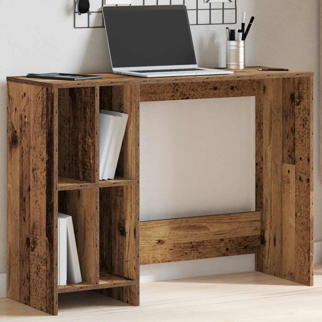 Bureau vieux bois 102,5x35x75 cm bois d'ingénierie Bureaux vidaXL   