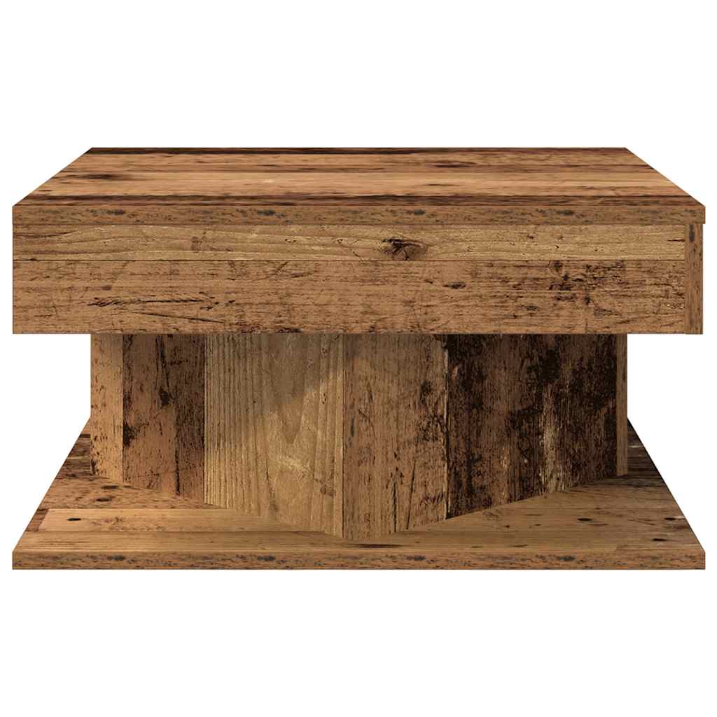 Table basse vieux bois 55x55x30 cm bois d'ingénierie Tables basses vidaXL   