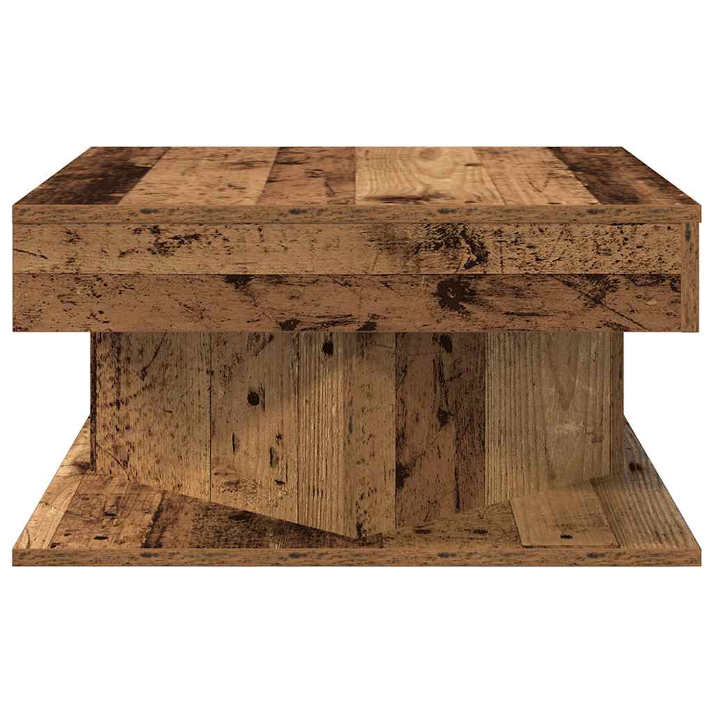 Table basse vieux bois 55x55x30 cm bois d'ingénierie Tables basses vidaXL   