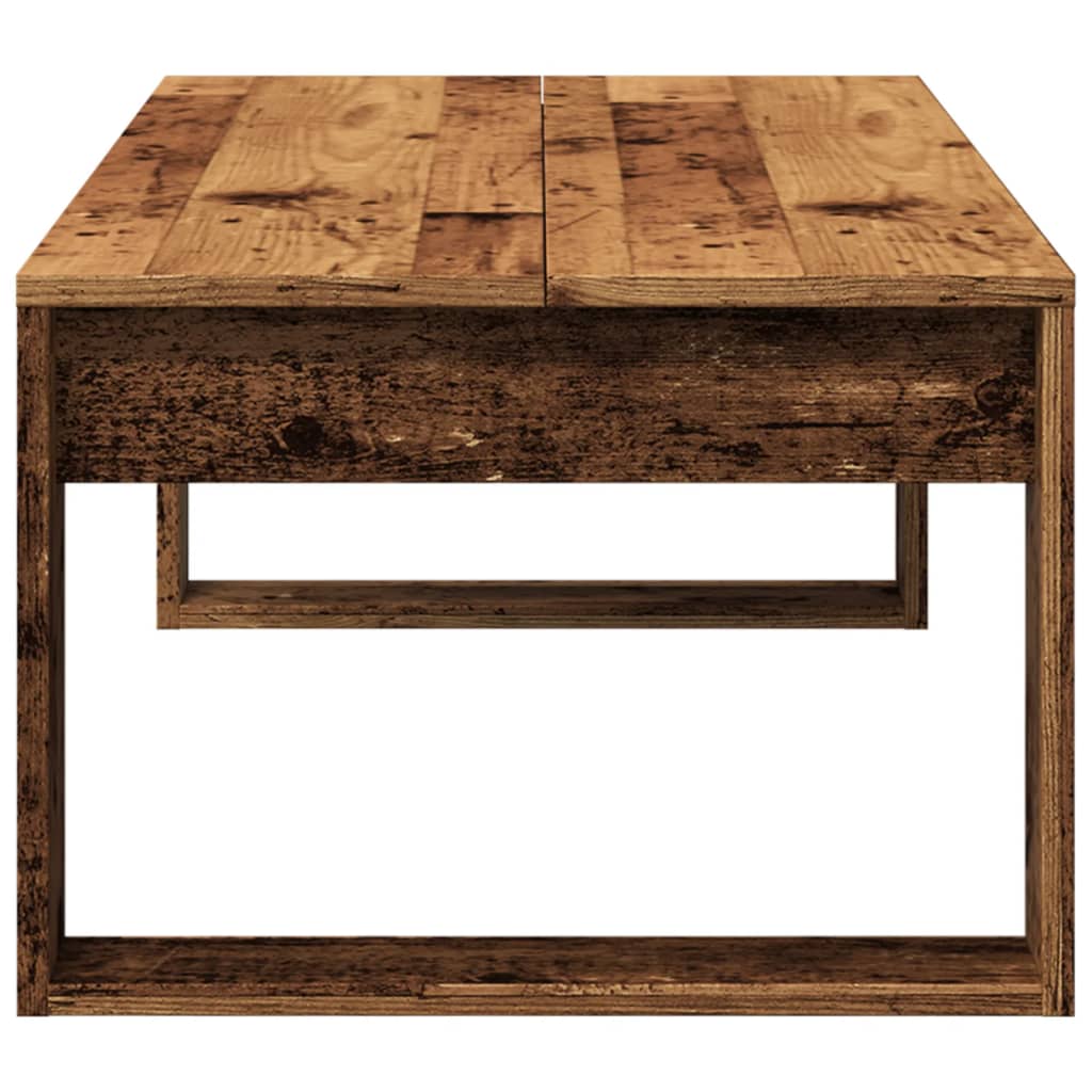 Table basse vieux bois 102x50x35 cm bois d'ingénierie Tables basses vidaXL