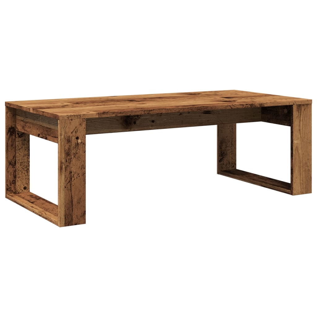 Table basse vieux bois 102x50x35 cm bois d'ingénierie Tables basses vidaXL