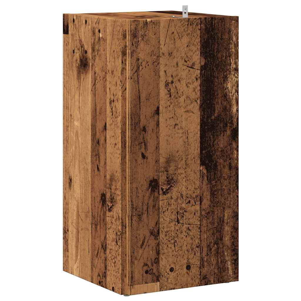 Armoire d'angle vieux bois 33x33x67 cm bois ingénierie Casiers & armoires de rangement vidaXL