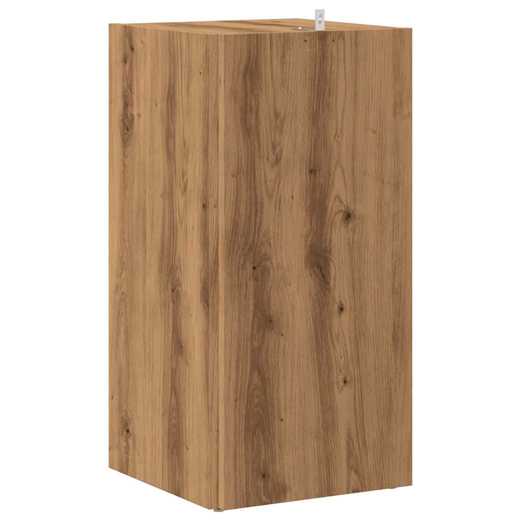 Armoire d'angle chêne artisanal 33x33x67 cm bois d'ingénierie Casiers & armoires de rangement vidaXL