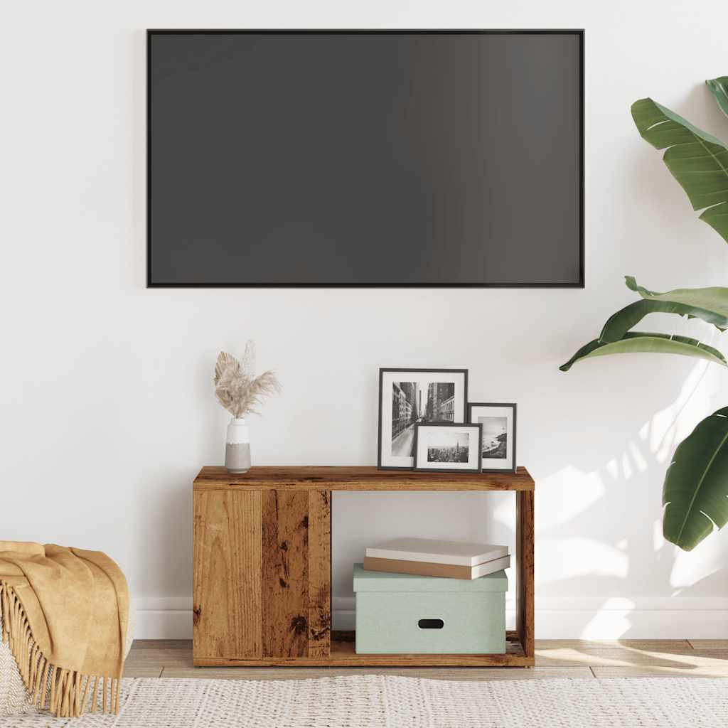 Meuble TV vieux bois 60x24x32cm bois d'ingénierie Meubles TV vidaXL   