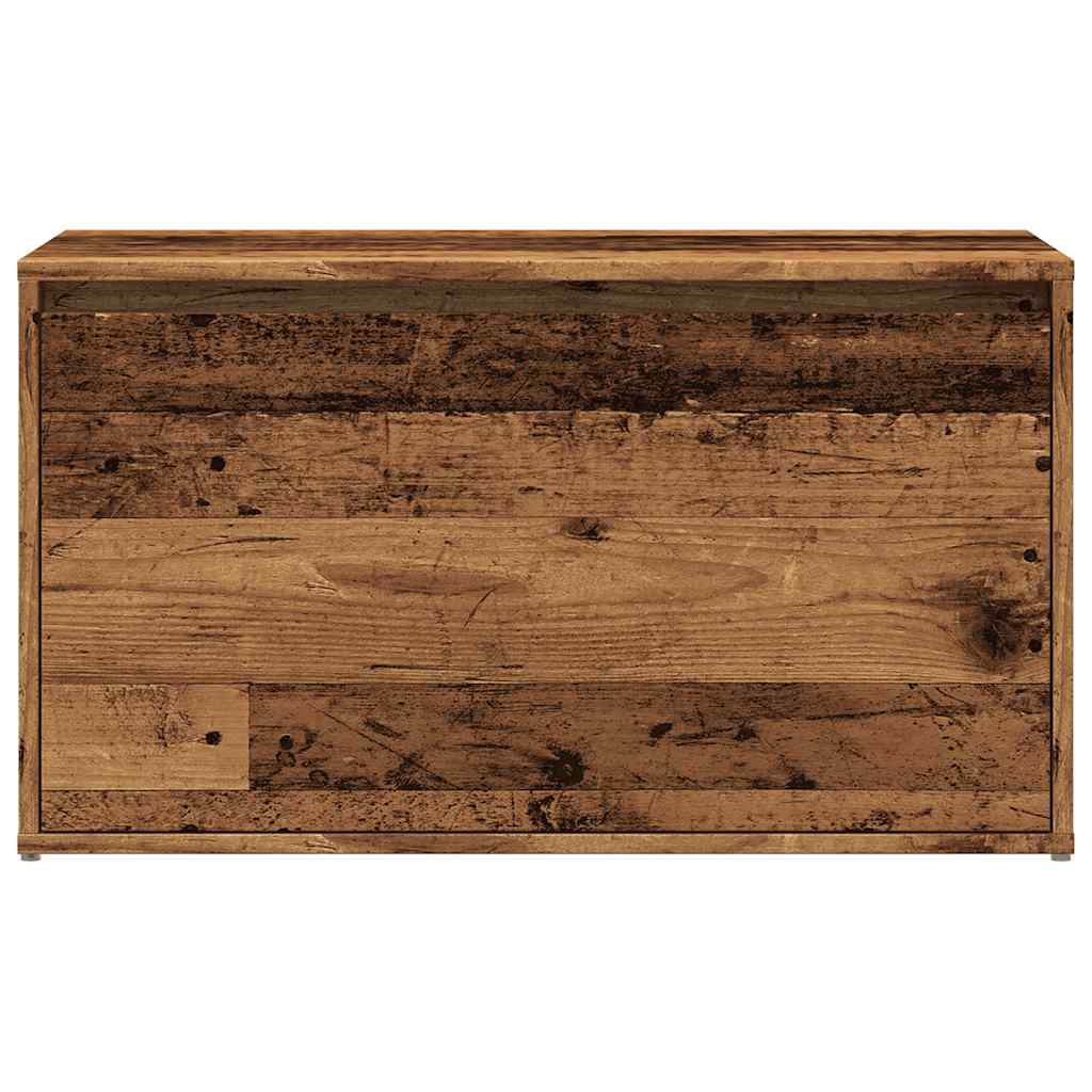 Banc d'entrée 80x40x45 cm vieux bois bois d'ingénierie Bancs coffres vidaXL   