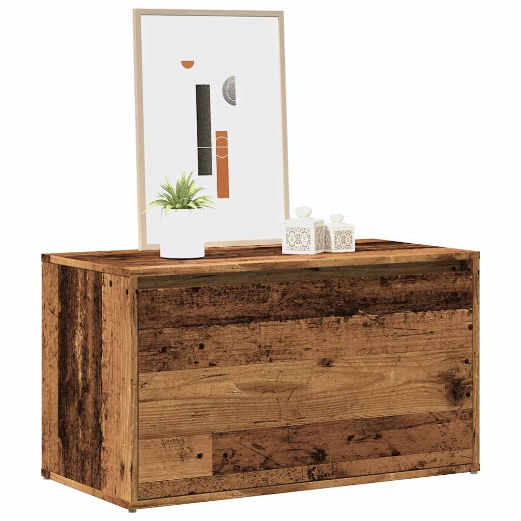 Banc d'entrée 80x40x45 cm vieux bois bois d'ingénierie Bancs coffres vidaXL   