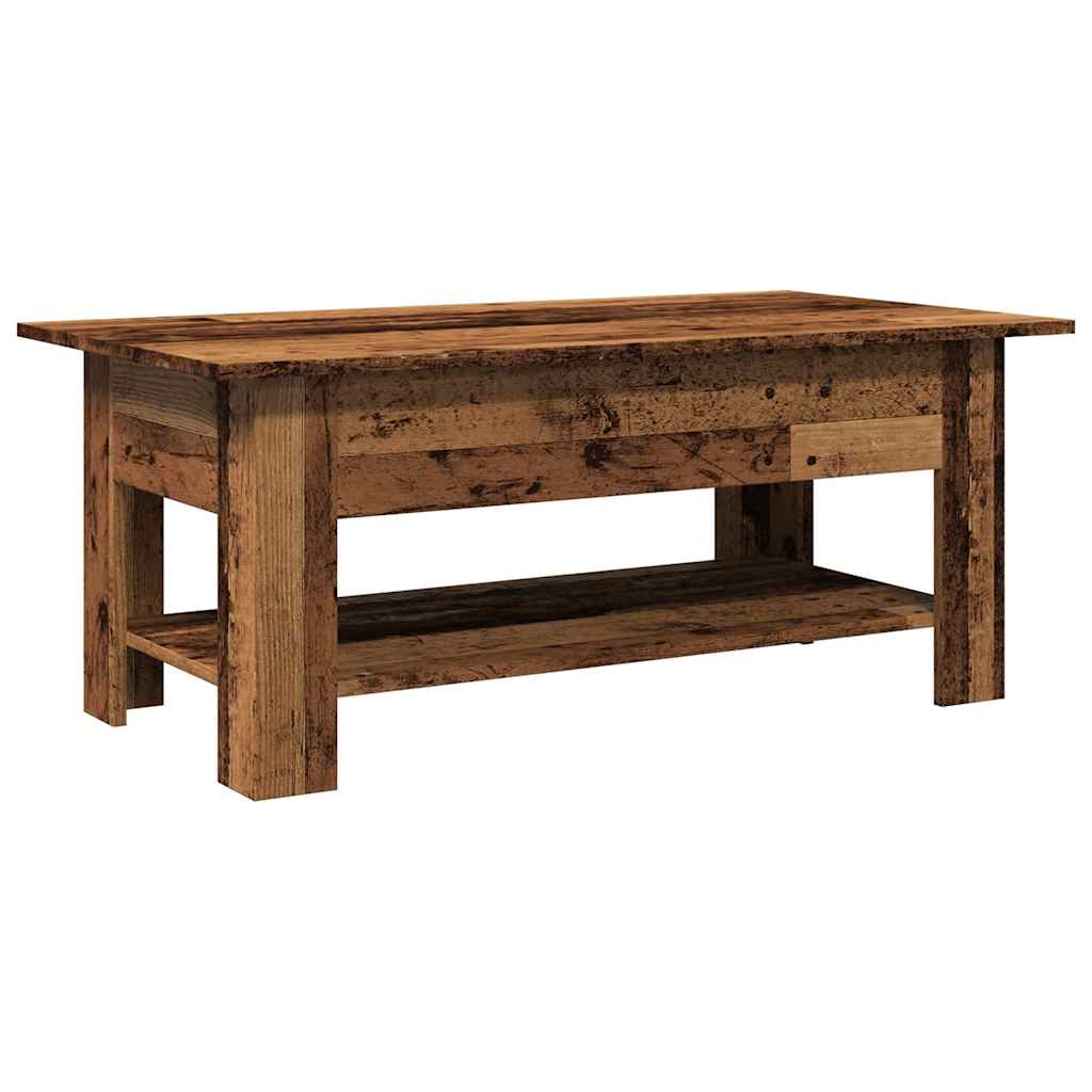 Table basse vieux bois 102x55x42 cm bois d'ingénierie Tables basses vidaXL   