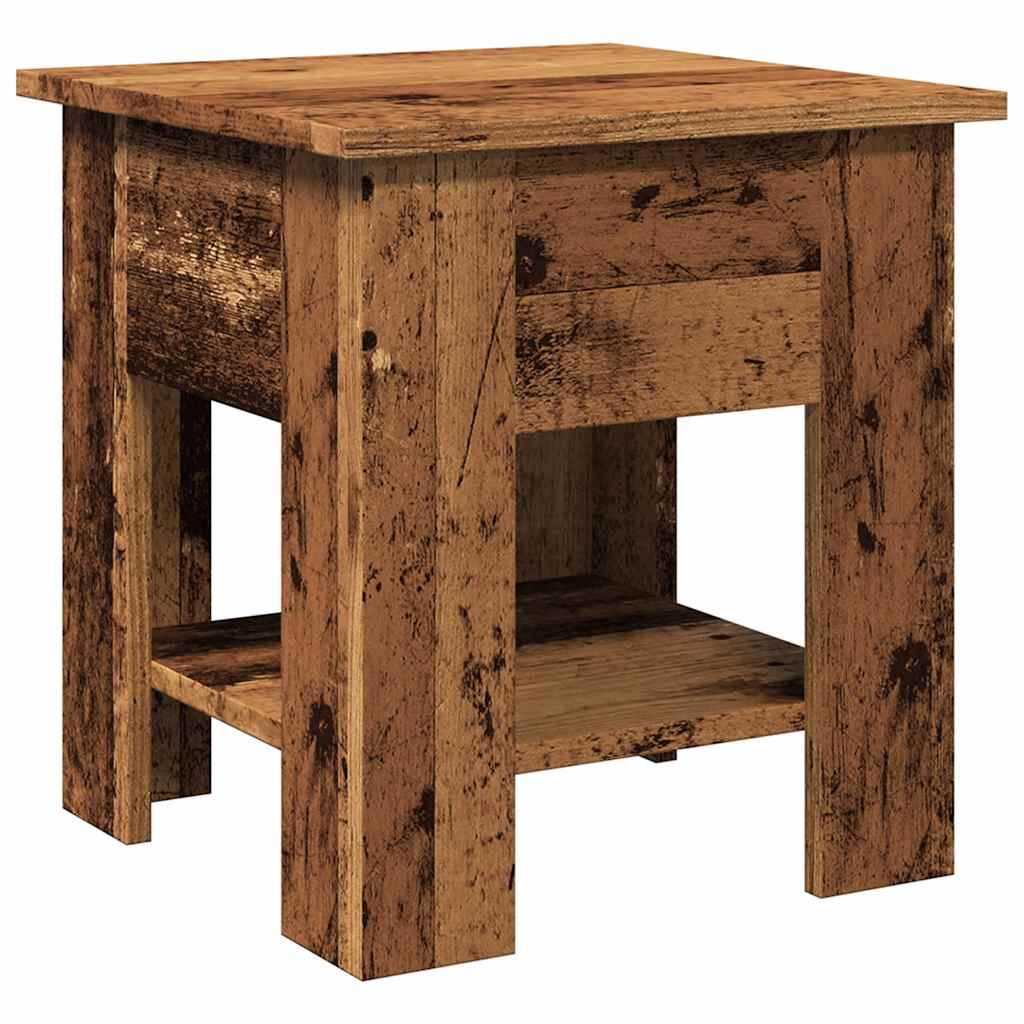 Table basse vieux bois 40x40x42 cm bois d'ingénierie Tables basses vidaXL   