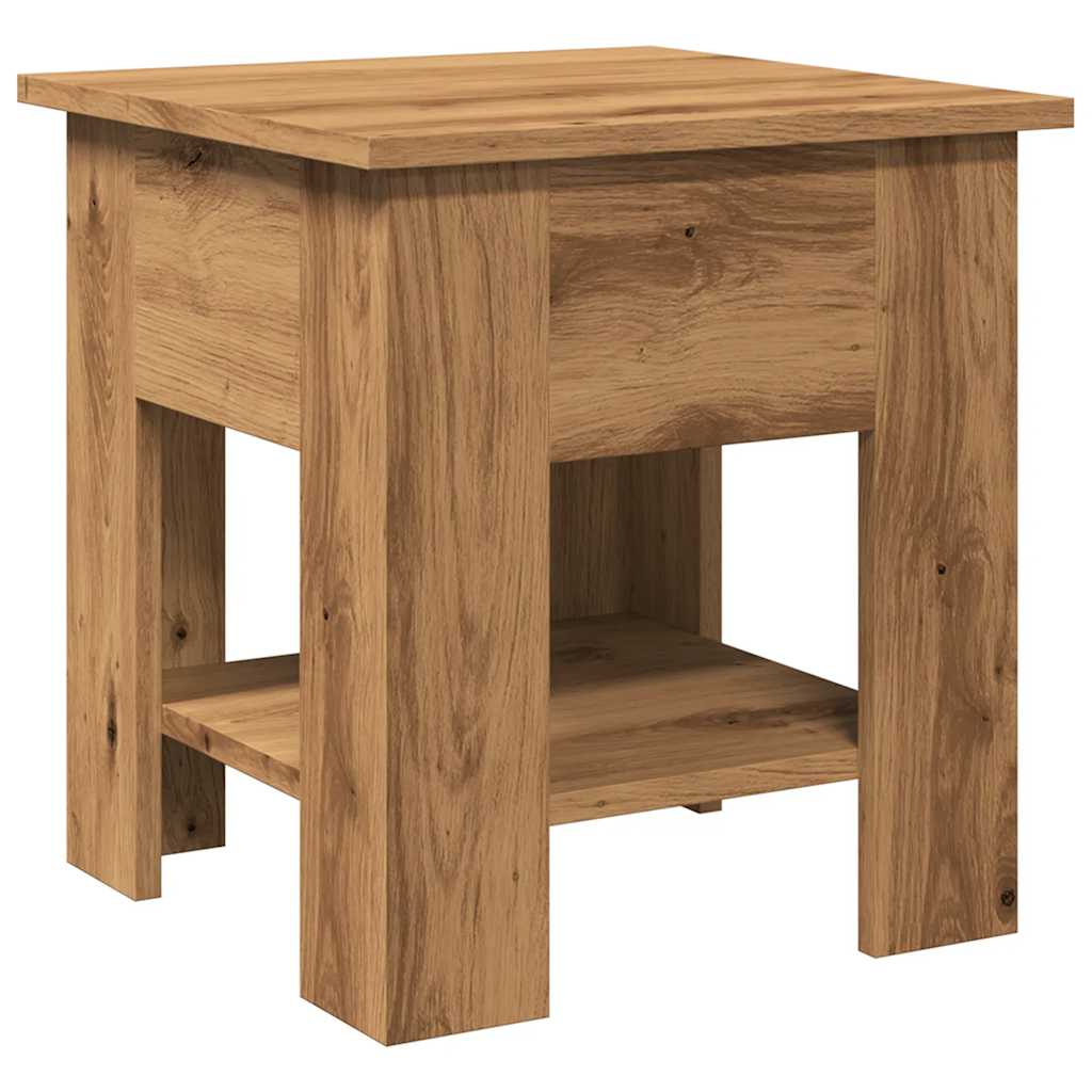 Table basse chêne artisanal 40x40x42 cm bois d'ingénierie Tables basses vidaXL   