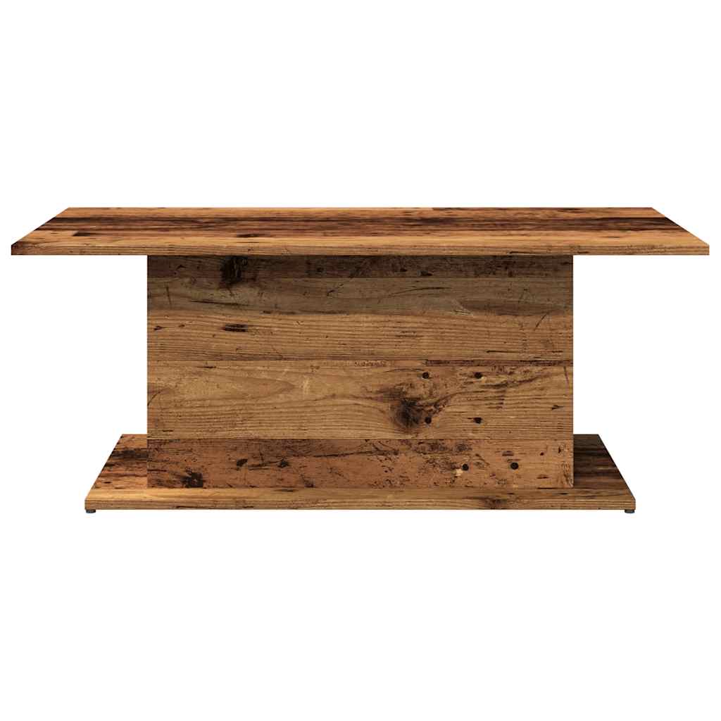 Table basse vieux bois 102x55,5x40 cm bois d'ingénierie Tables basses vidaXL