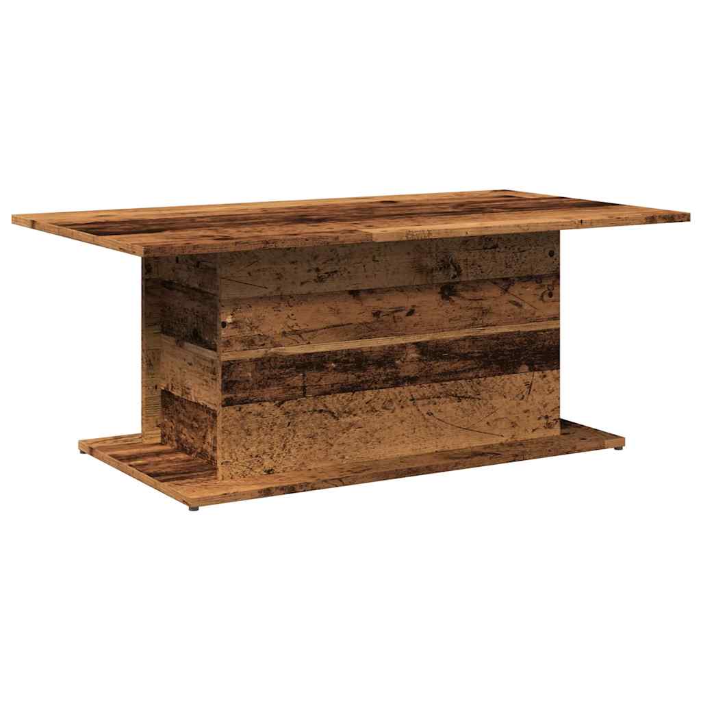 Table basse vieux bois 102x55,5x40 cm bois d'ingénierie Tables basses vidaXL