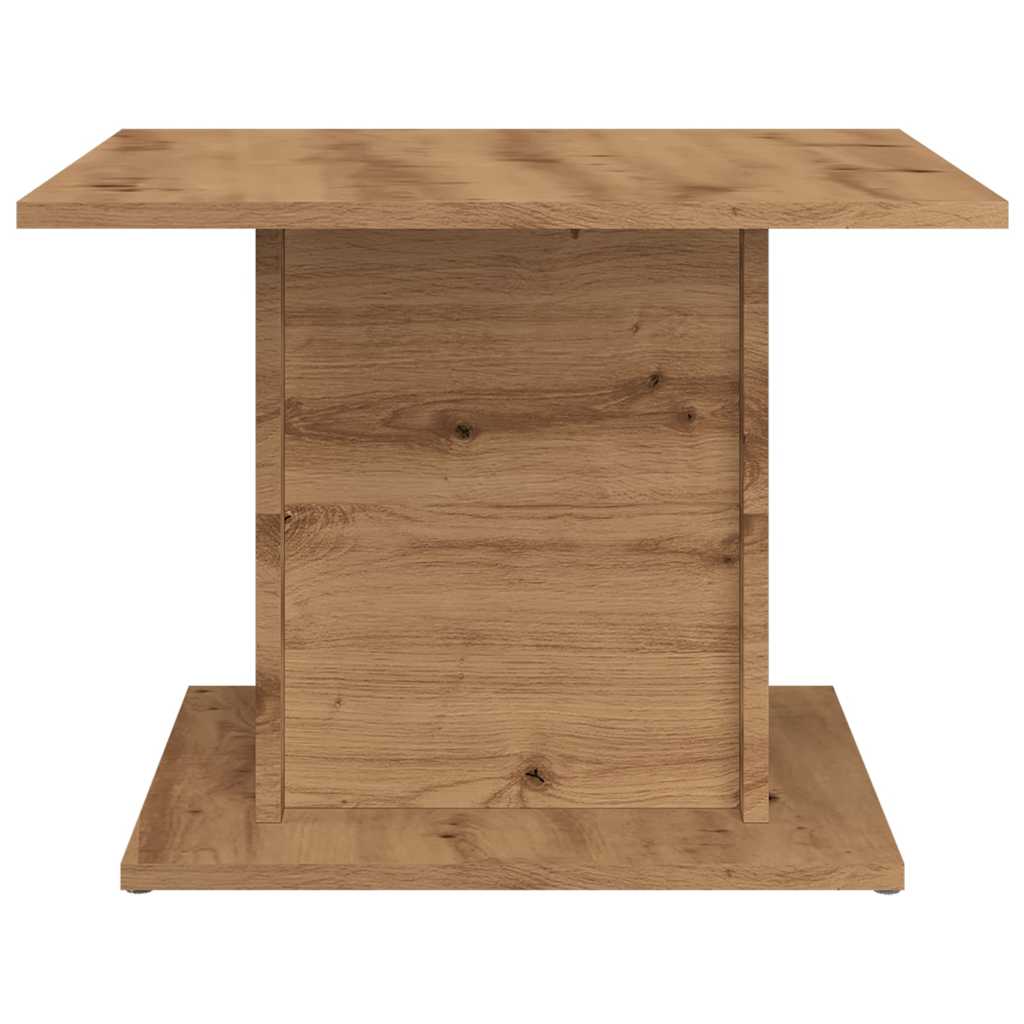 Table basse chêne artisanal 55,5x55,5x40 cm bois d'ingénierie Tables basses vidaXL