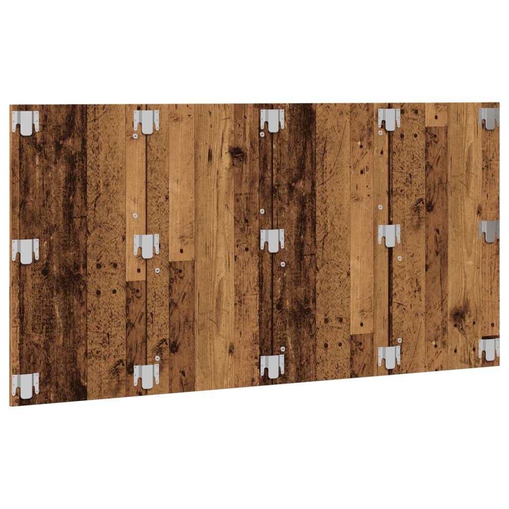 Tête de lit vieux bois 160x1,5x80 cm bois d'ingénierie Têtes et pieds de lit vidaXL   