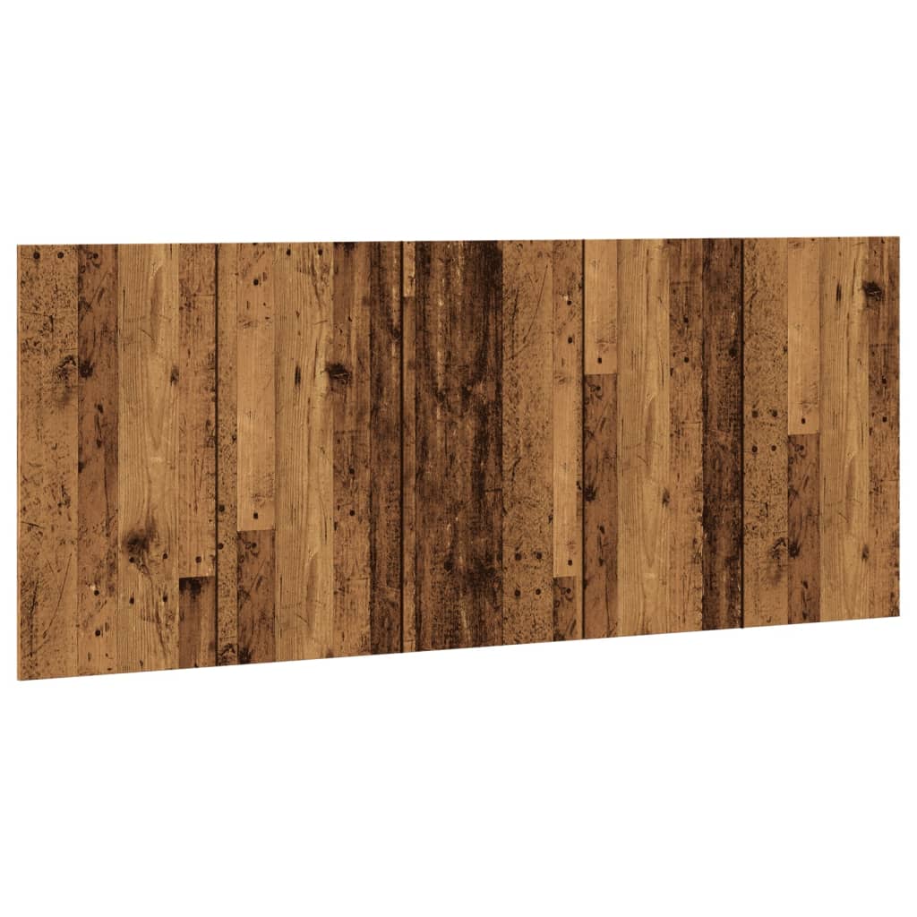 Tête de lit vieux bois 200x1,5x80 cm bois d'ingénierie Têtes et pieds de lit vidaXL   