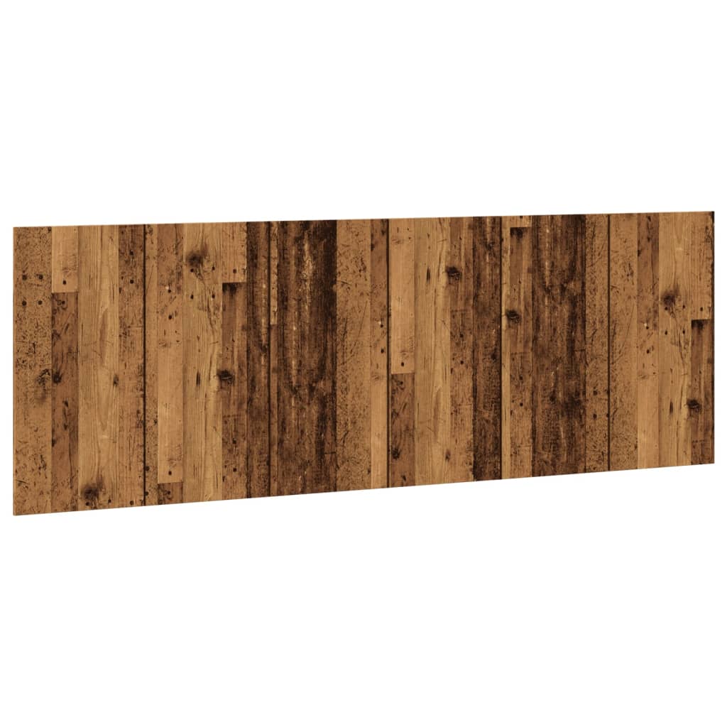 Tête de lit murale vieux bois 240x1,5x80 cm bois d'ingénierie Têtes et pieds de lit vidaXL   