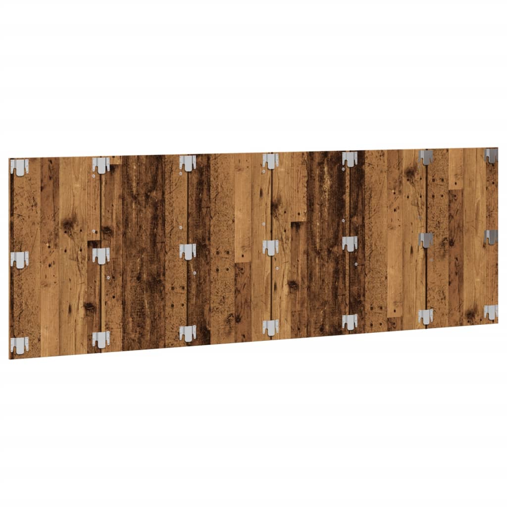 Tête de lit murale vieux bois 240x1,5x80 cm bois d'ingénierie Têtes et pieds de lit vidaXL   