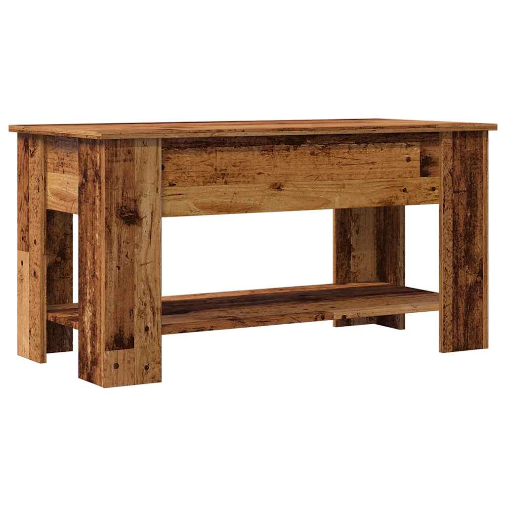 Table basse vieux bois 101x49x52 cm bois d'ingénierie Tables basses vidaXL   