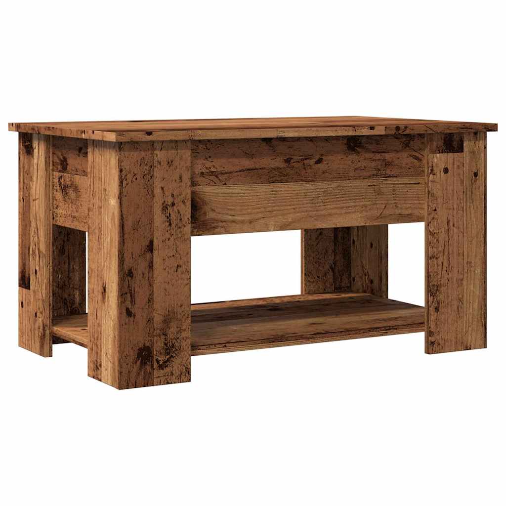 Table basse vieux bois 79x49x41 cm bois d'ingénierie Tables basses vidaXL