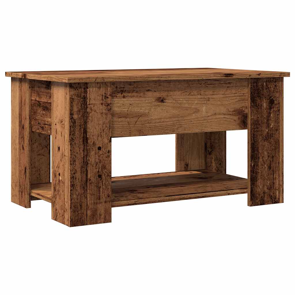 Table basse vieux bois 79x49x41 cm bois d'ingénierie Tables basses vidaXL