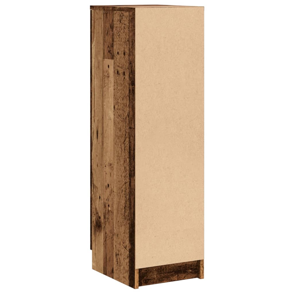 Armoire à chaussures vieux bois 29,5x35x100,5cm bois ingénierie Armoires & meubles de rangement vidaXL   