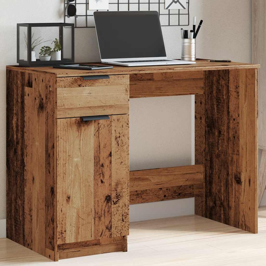 Bureau vieux bois 100x50x75 cm bois d'ingénierie Bureaux vidaXL   