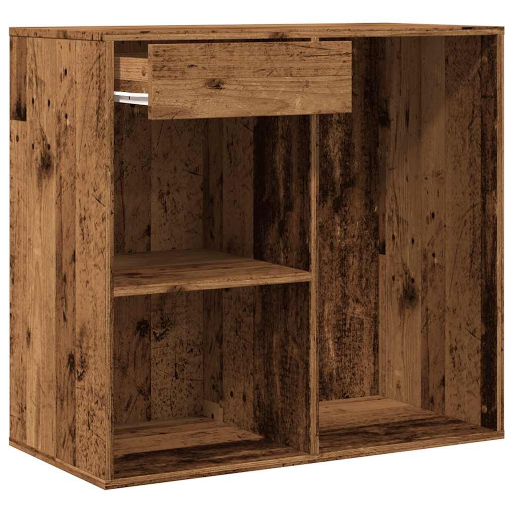 Armoire à cosmétiques vieux bois 80x40x75 cm bois d'ingénierie Armoires & meubles de rangement vidaXL