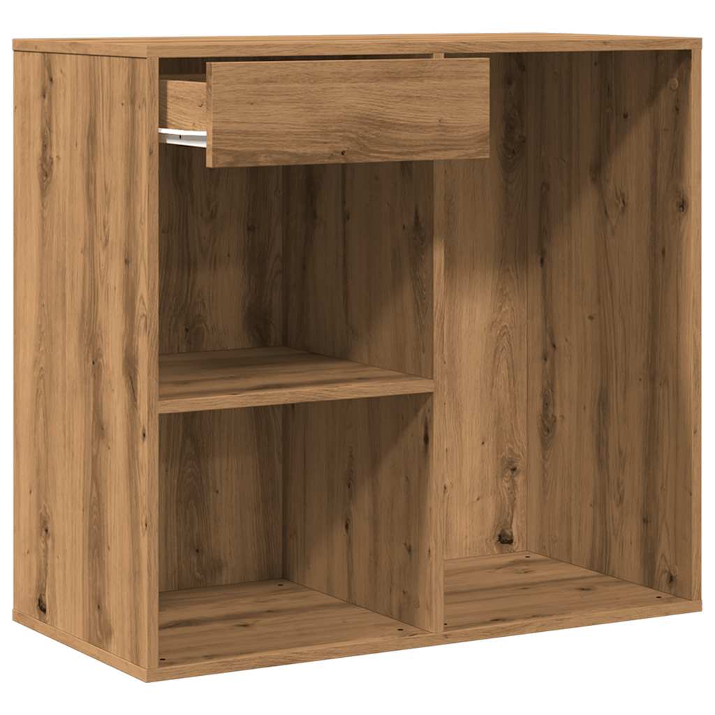 Armoire cosmétique chêne artisanal 80x40x75cm Bois d'ingénierie Armoires & meubles de rangement vidaXL