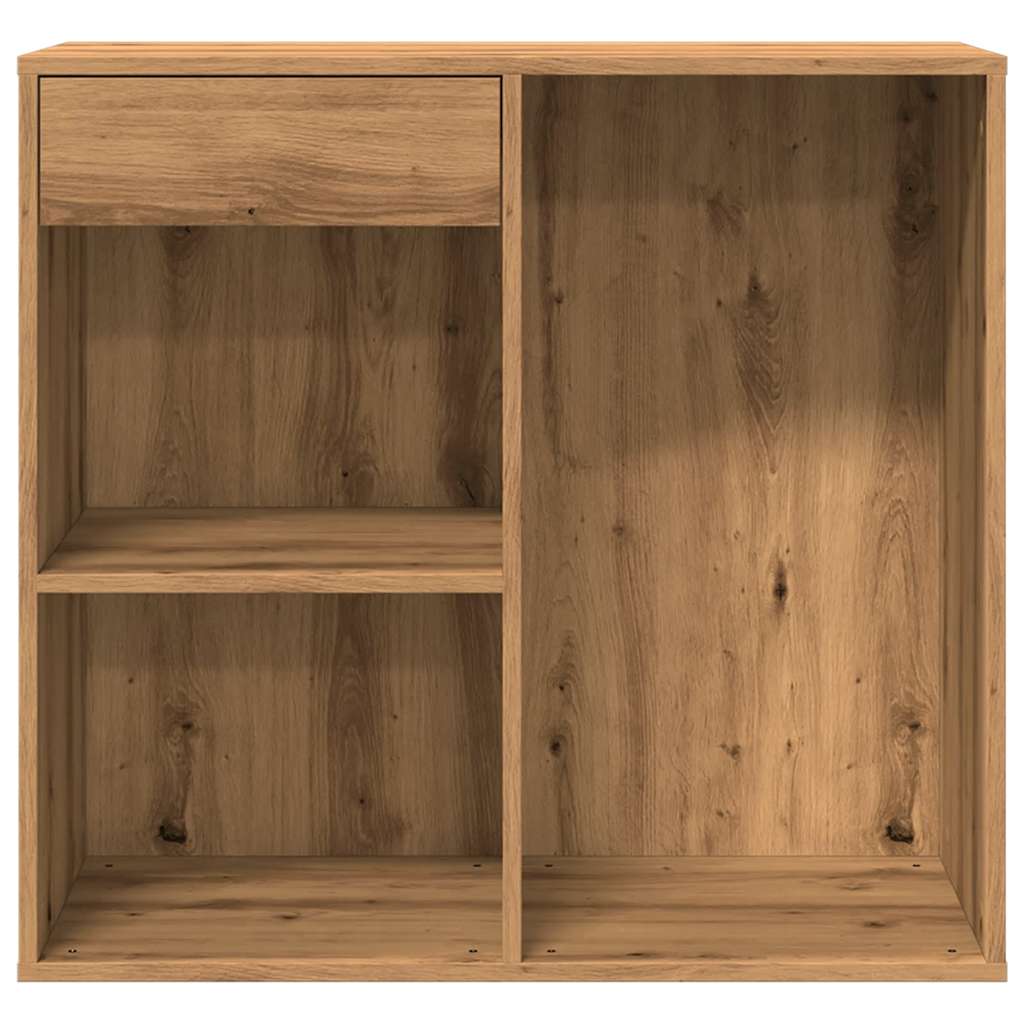 Armoire cosmétique chêne artisanal 80x40x75cm Bois d'ingénierie Armoires & meubles de rangement vidaXL