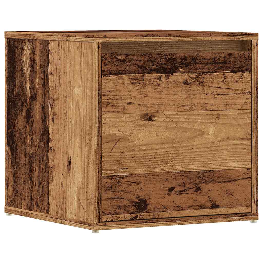 Tiroir boîte vieux bois 40,5x40x40 cm bois d'ingénierie Commodes vidaXL