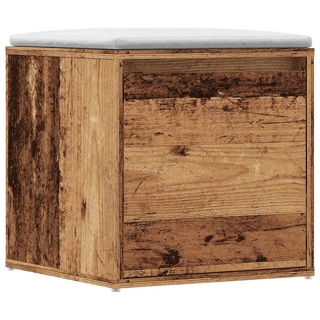 Tiroir boîte vieux bois 40,5x40x40 cm bois d'ingénierie Commodes vidaXL