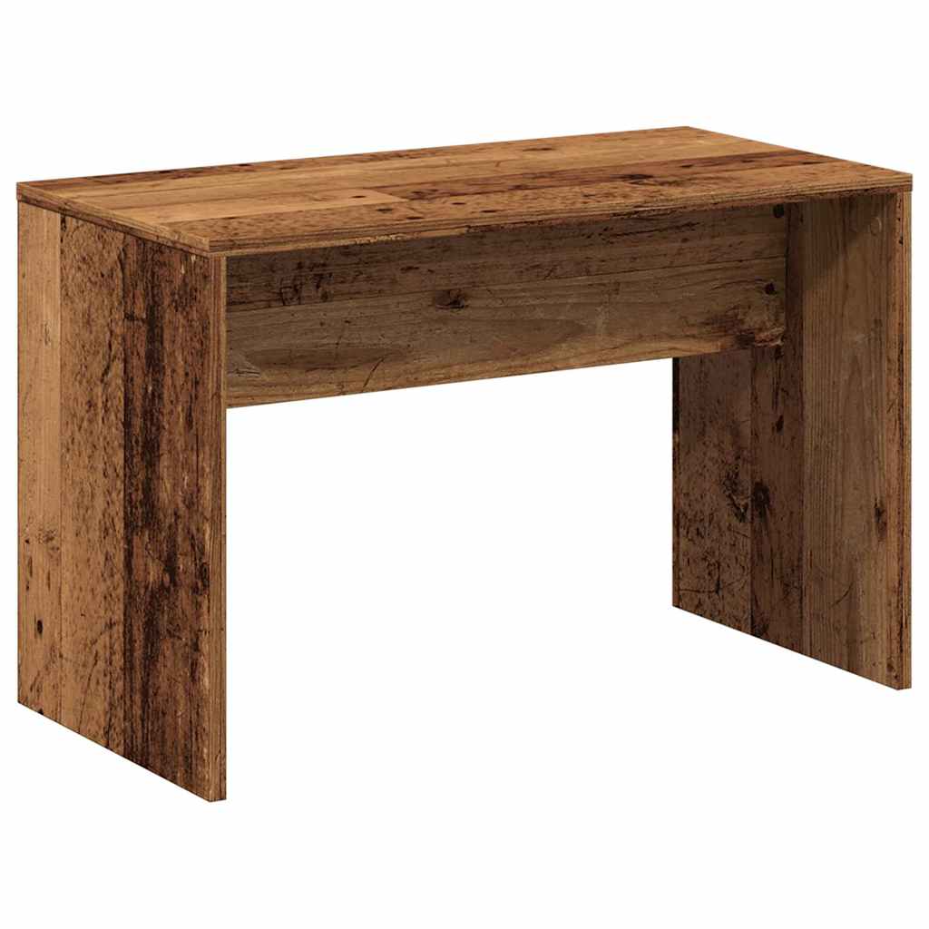 Tabouret de toilette vieux bois 70x35x45 cm bois d'ingénierie Bancs de coiffeuse vidaXL   