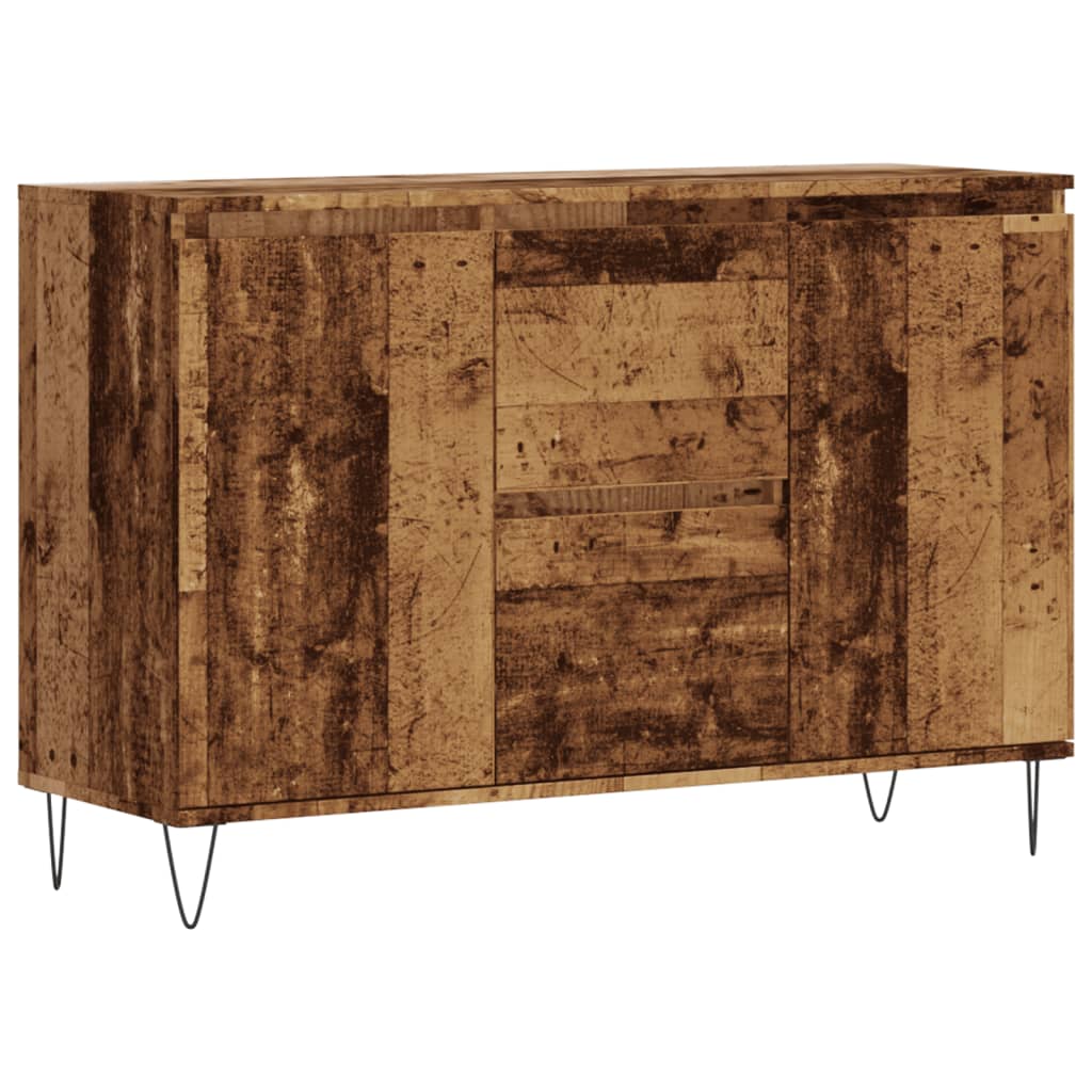 Buffet vieux bois 104x35x70 cm bois d’ingénierie Buffets & bahuts vidaXL