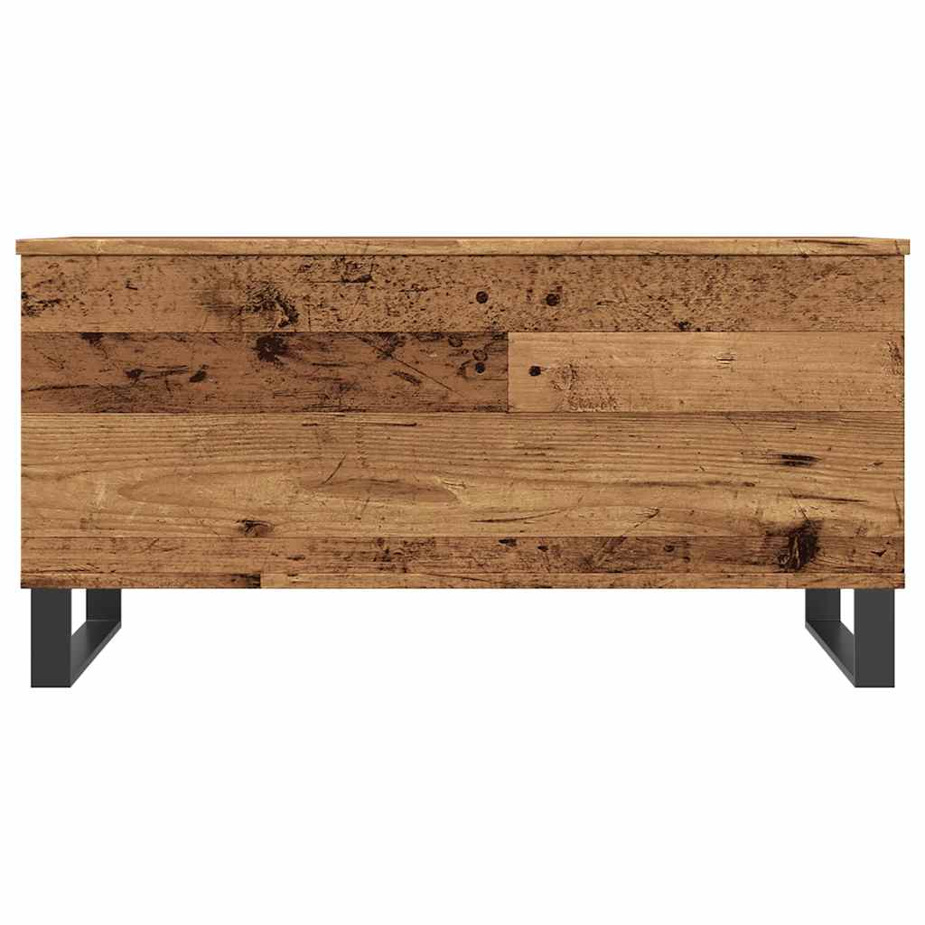 Table basse vieux bois 90x44,5x45 cm bois d'ingénierie Tables basses vidaXL   