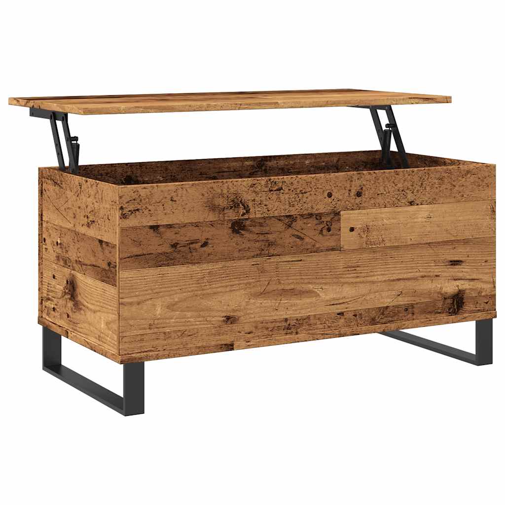 Table basse vieux bois 90x44,5x45 cm bois d'ingénierie Tables basses vidaXL   